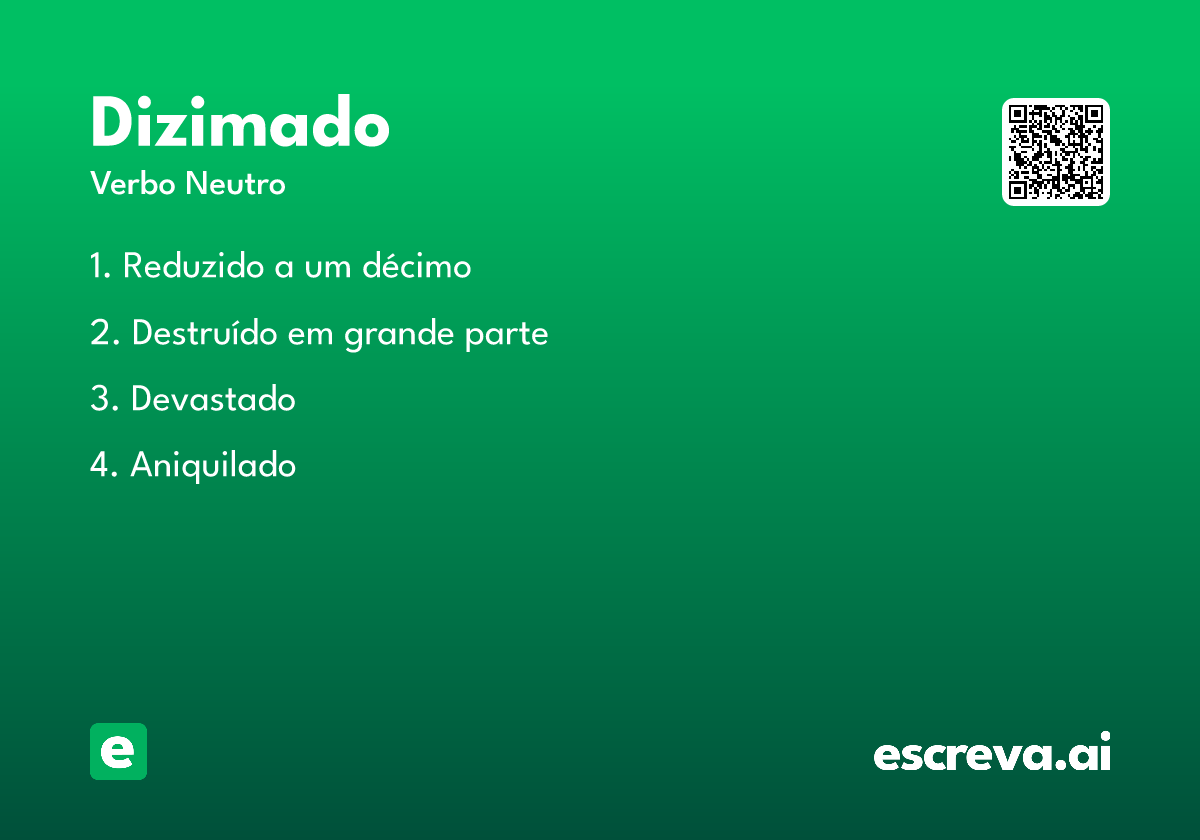 dizimado