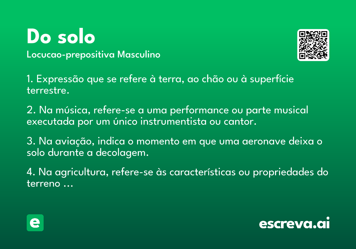do solo