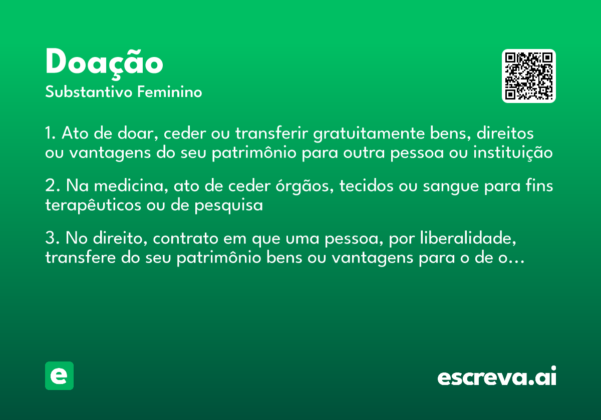 doação