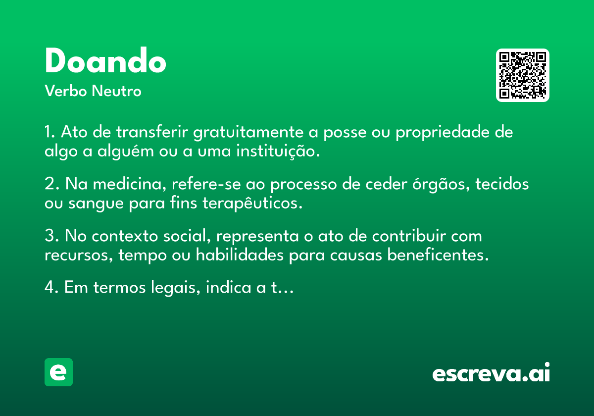 doando