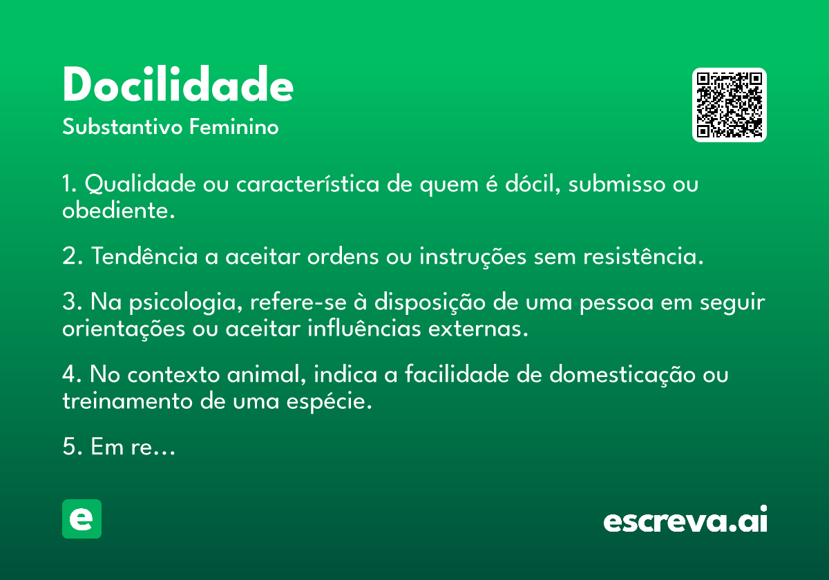 docilidade