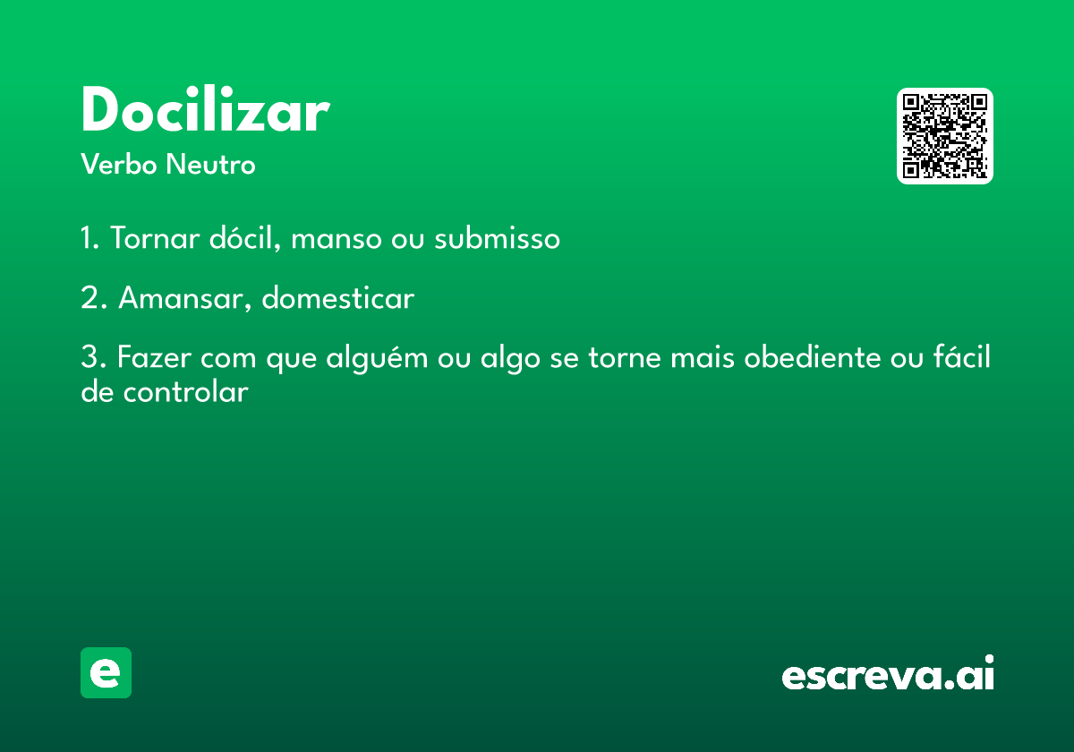 docilizar