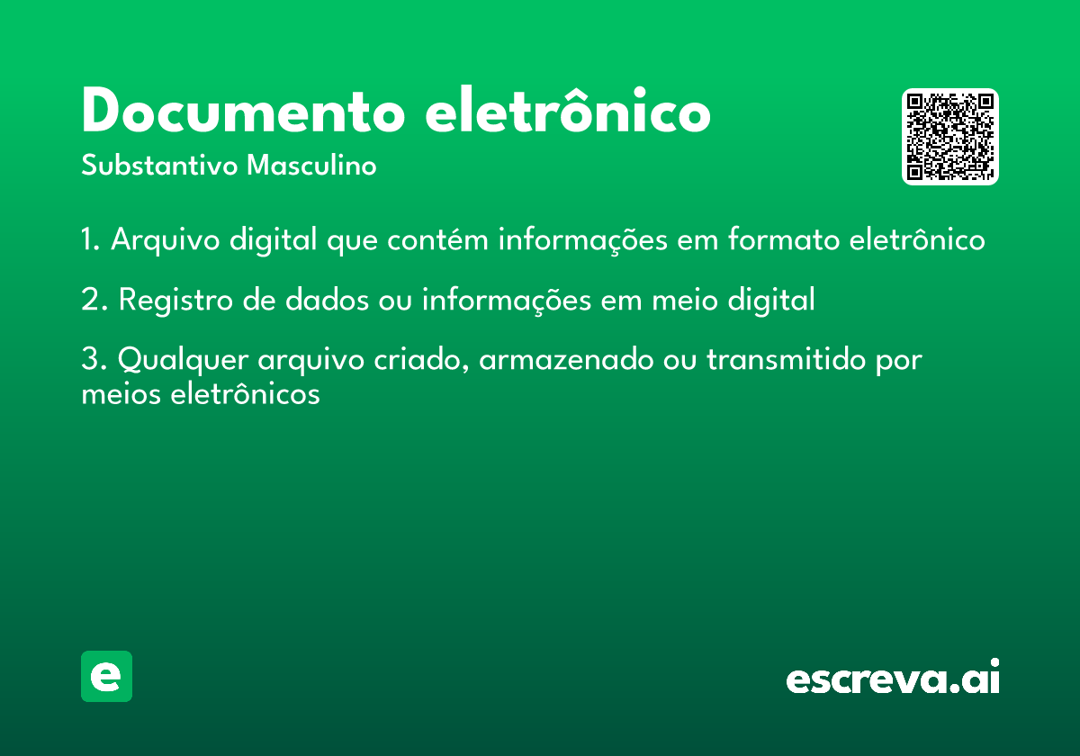 documento eletrônico