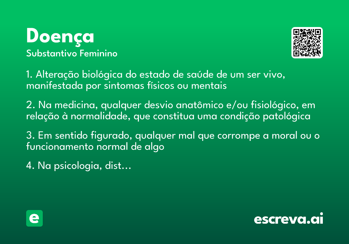 doença