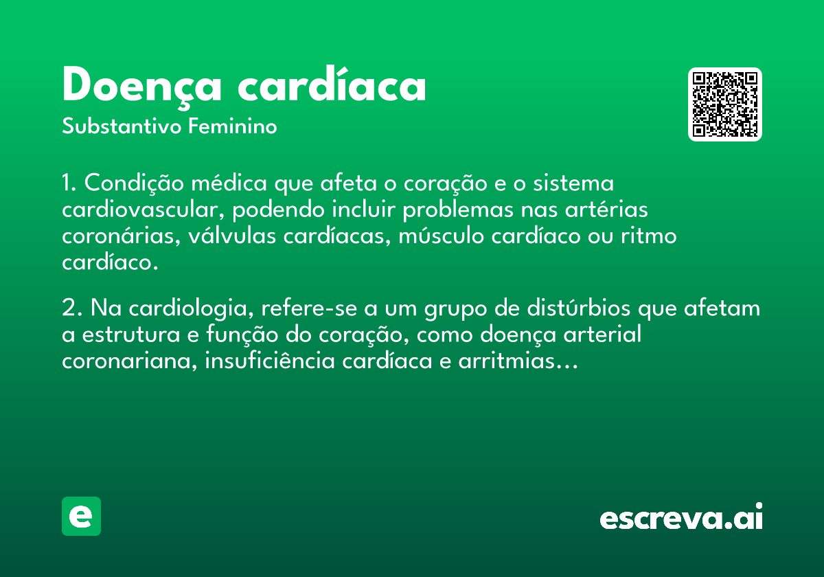 doença cardíaca