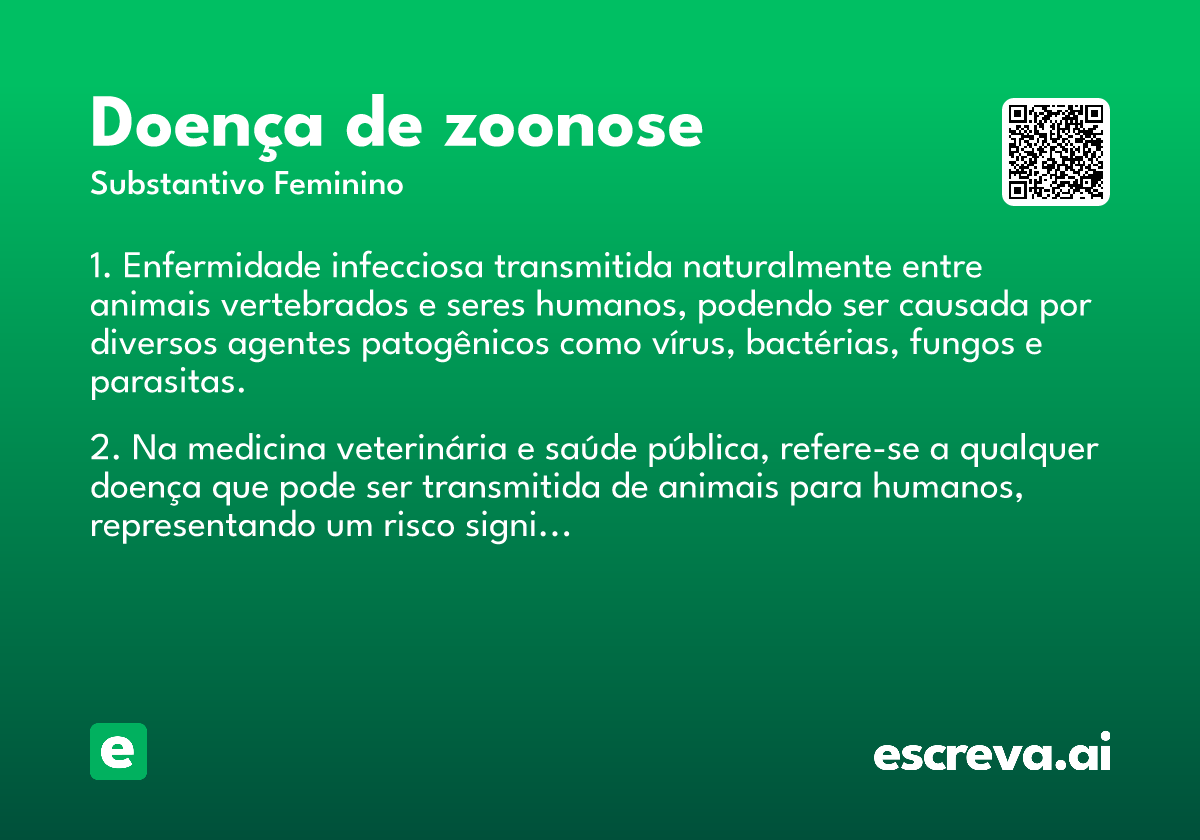 doença de zoonose