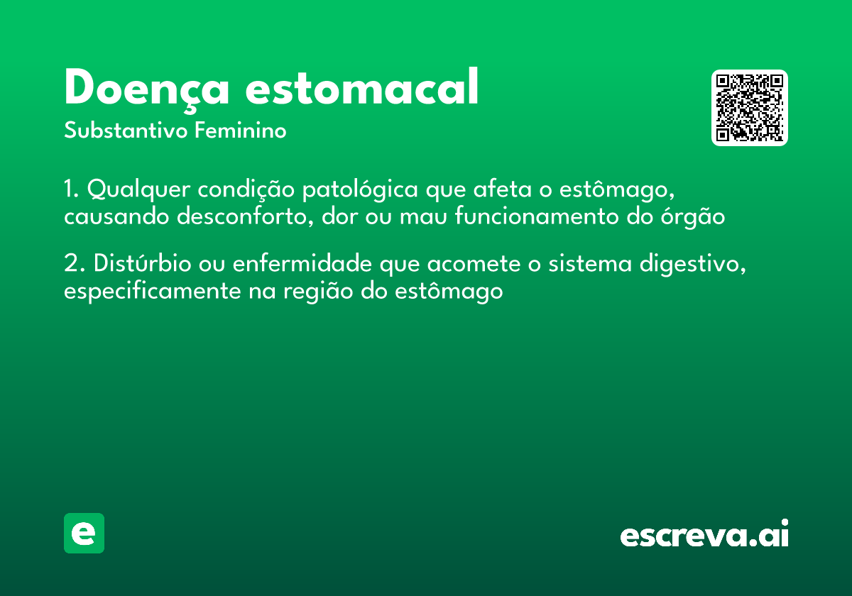 doença estomacal