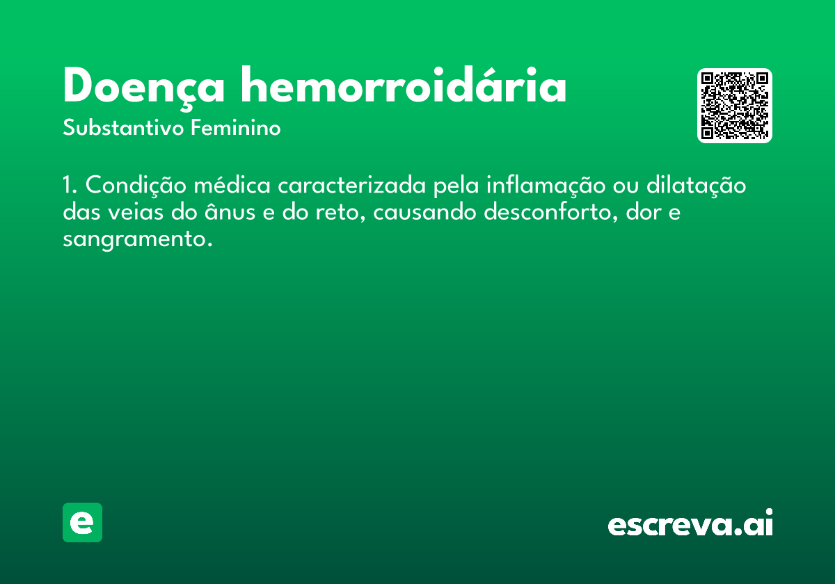doença hemorroidária