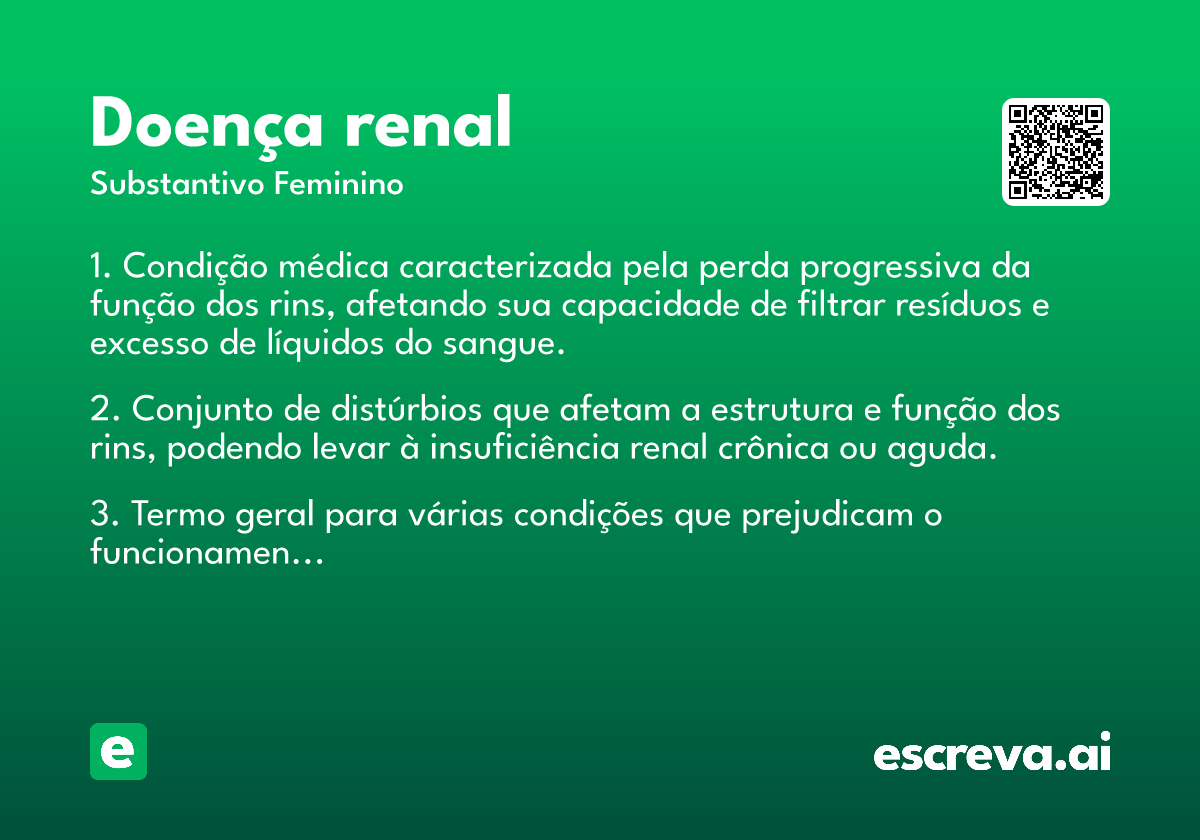 doença renal