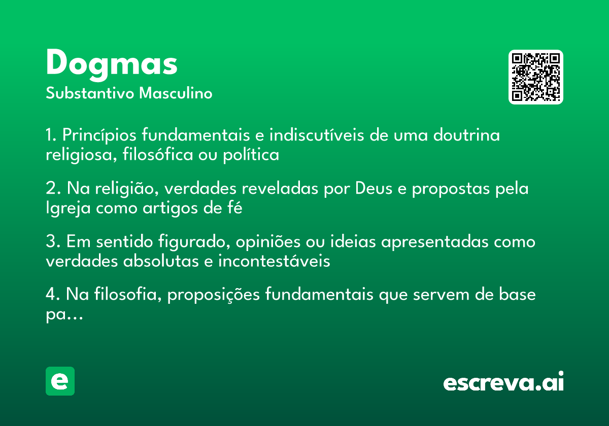 dogmas