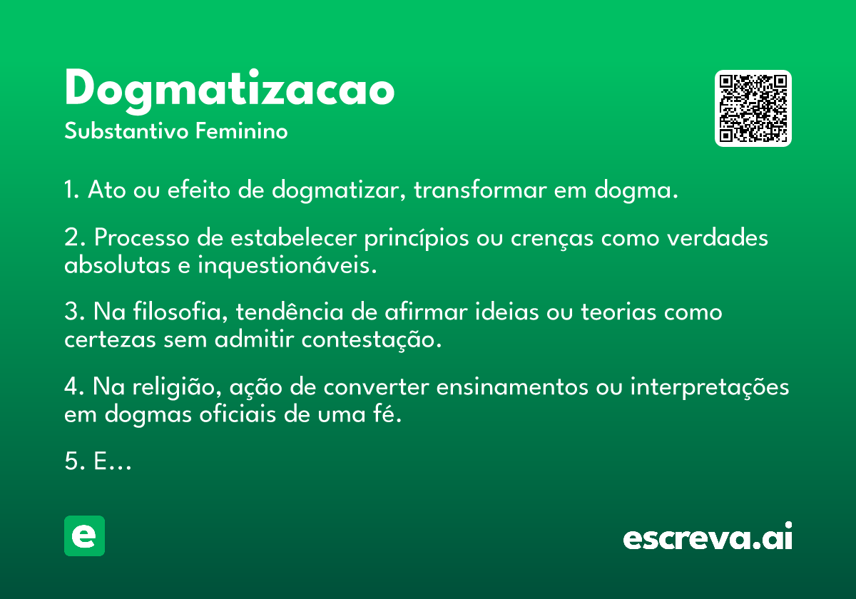 dogmatizacao