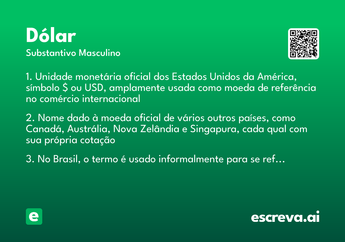 dólar