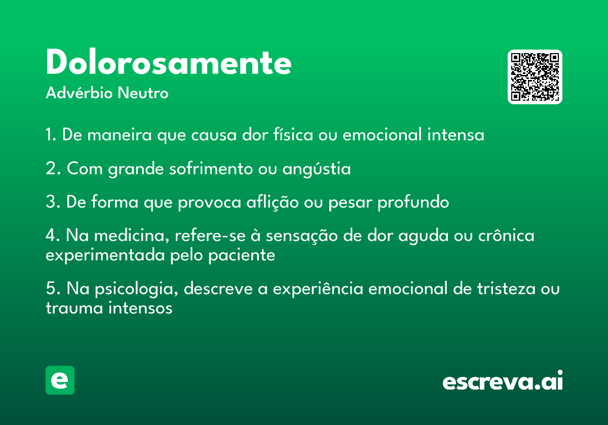 dolorosamente