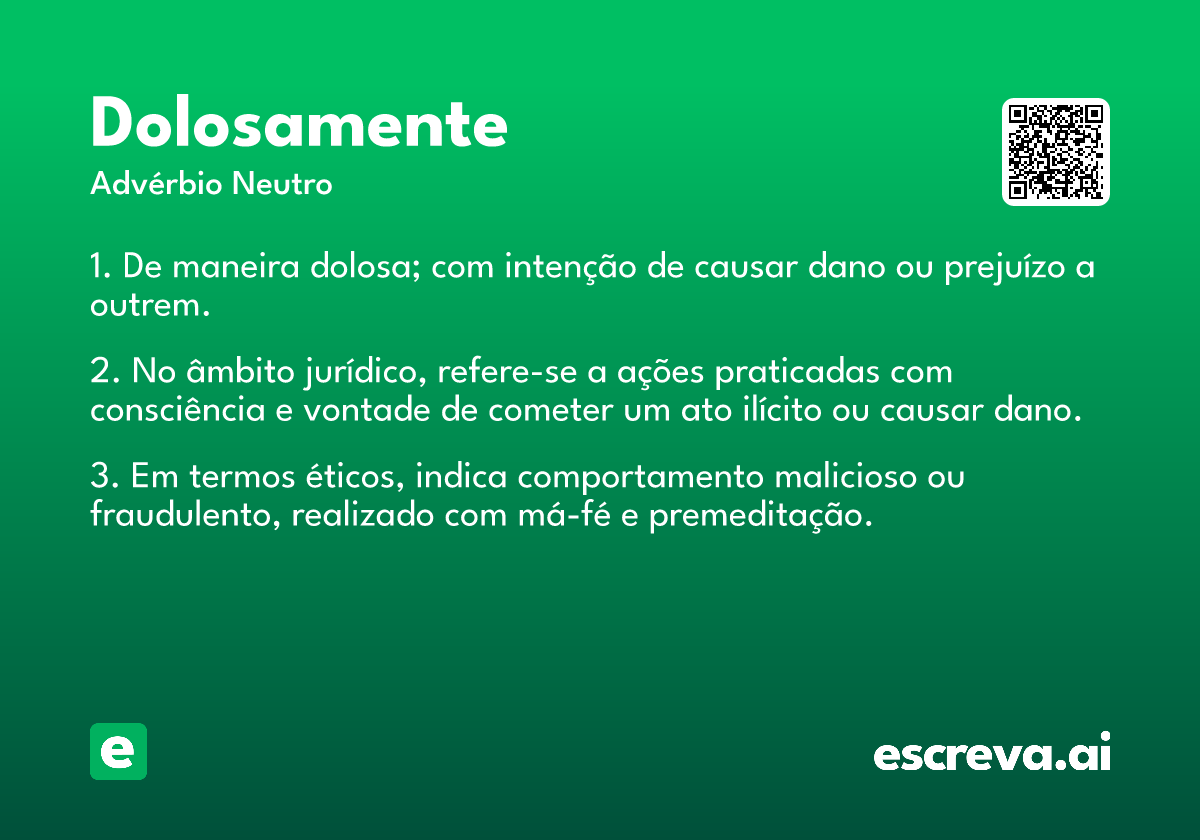 dolosamente
