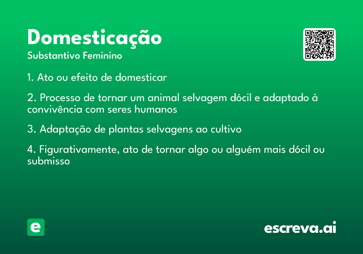 domesticação