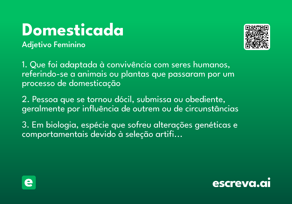 domesticada