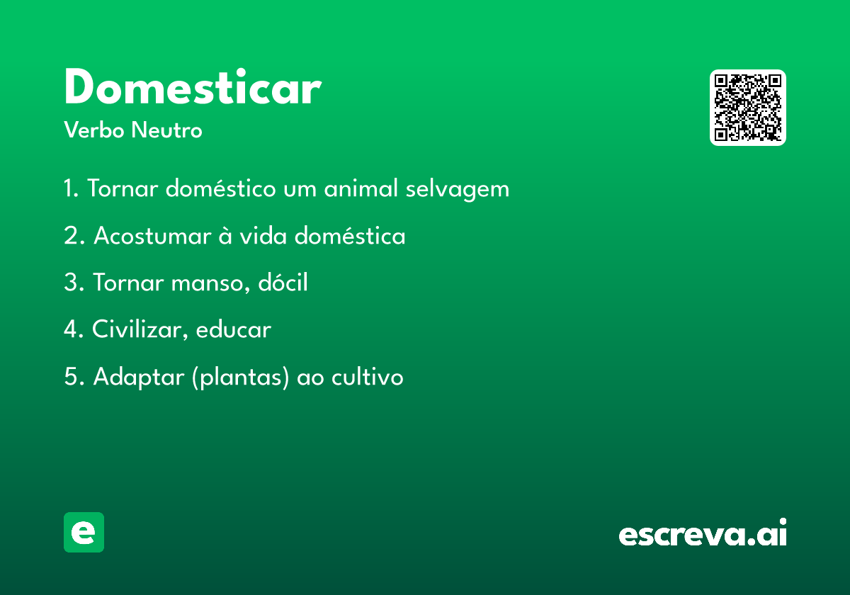 domesticar