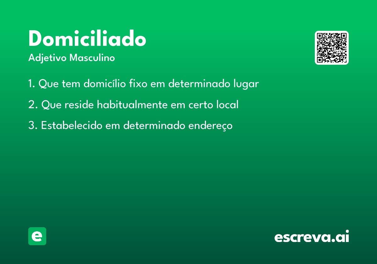 domiciliado