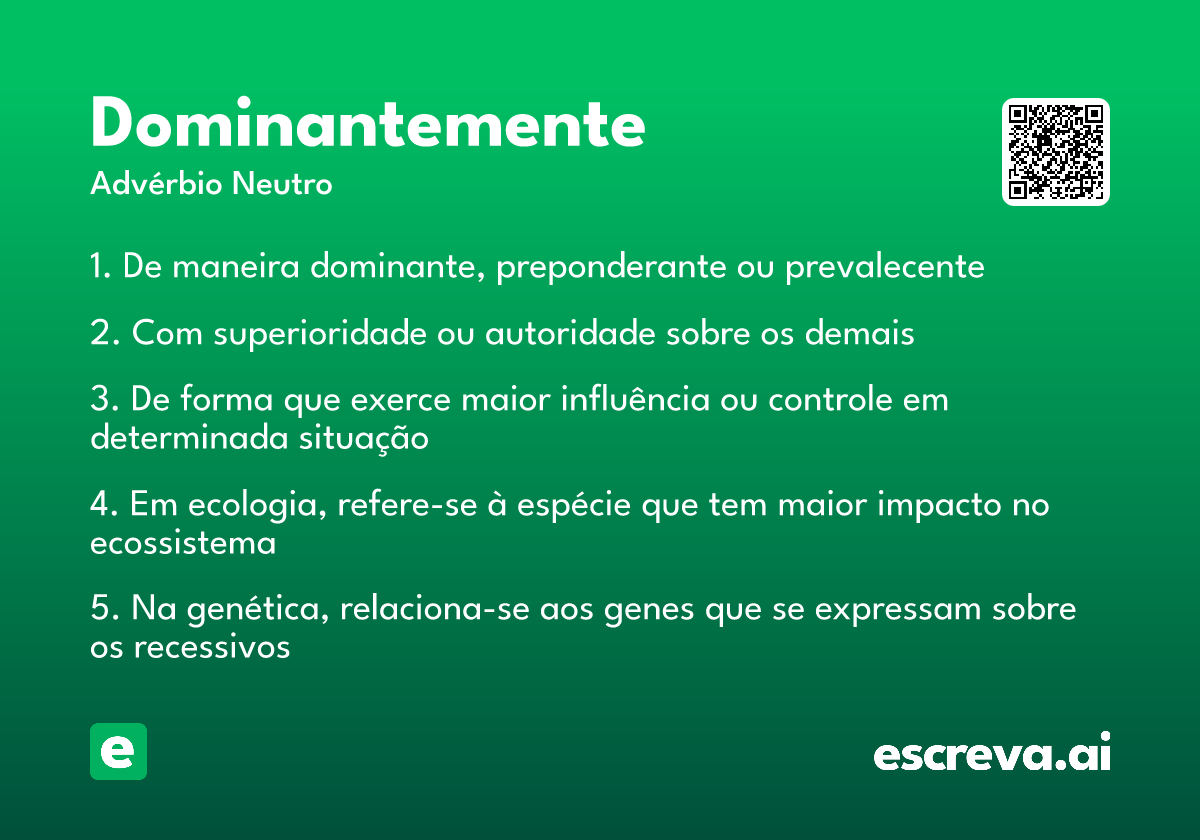 dominantemente