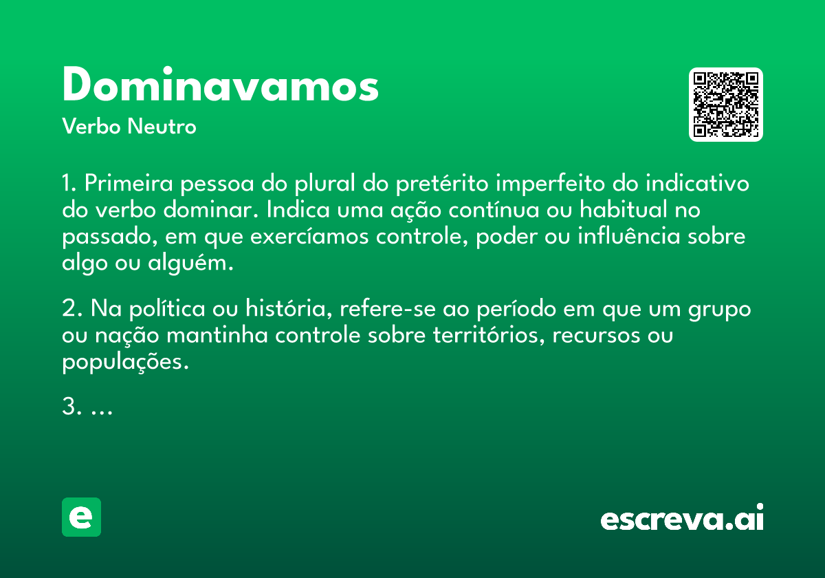 dominavamos