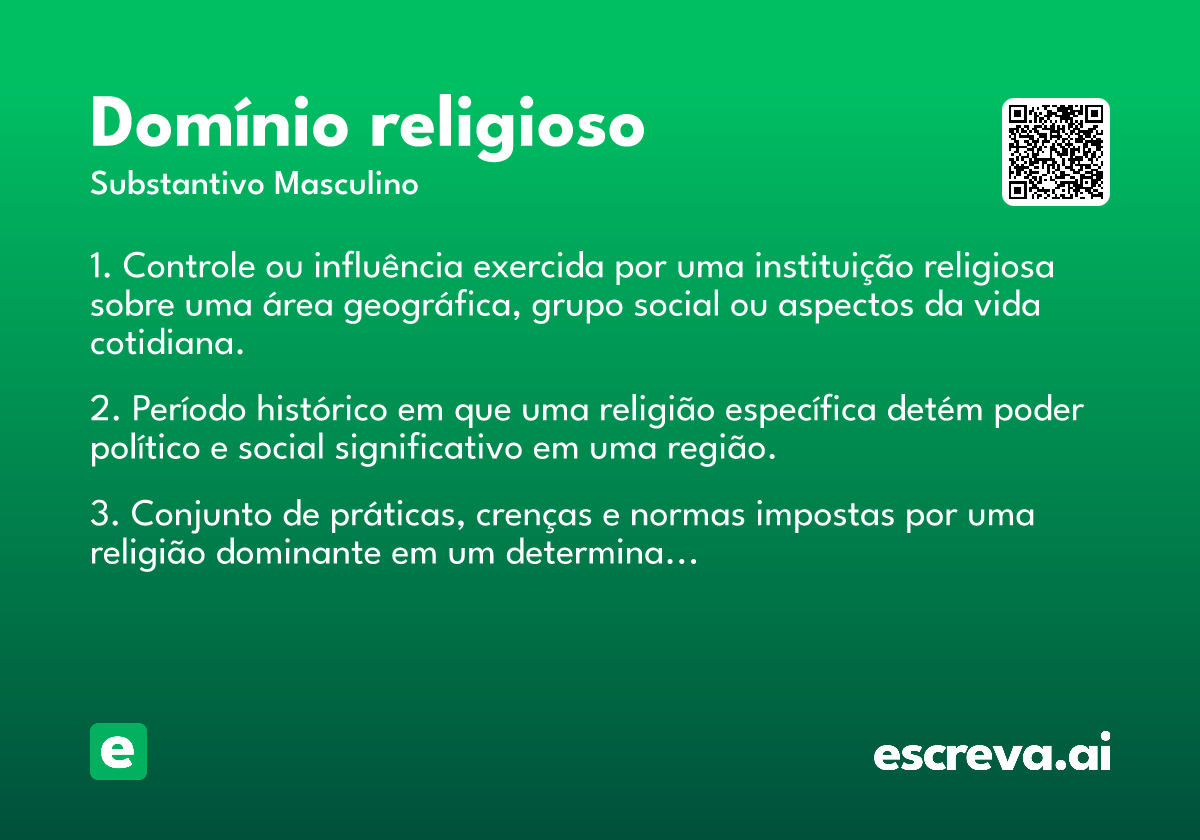 domínio religioso