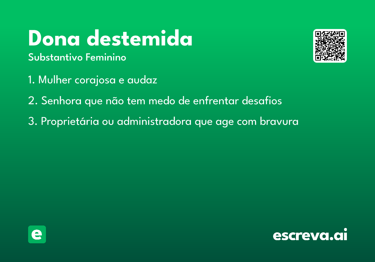dona destemida