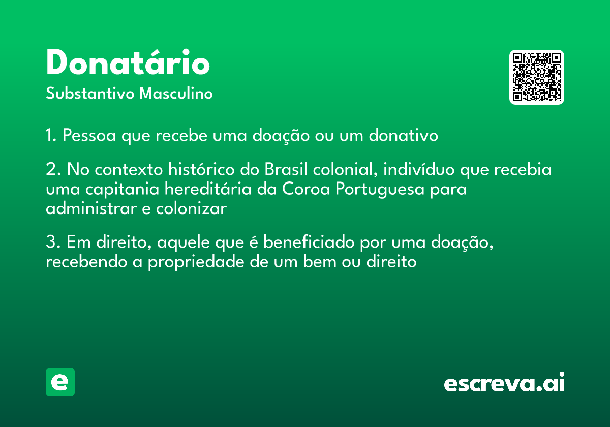 donatário