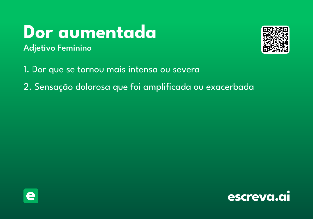 dor aumentada
