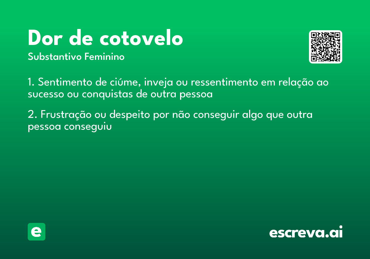 dor de cotovelo