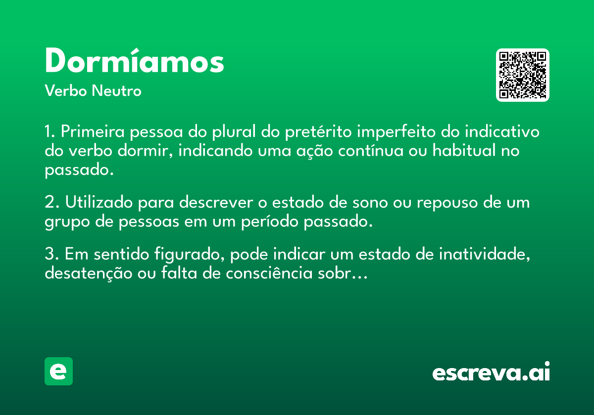 dormíamos