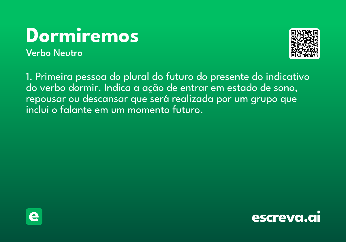 dormiremos