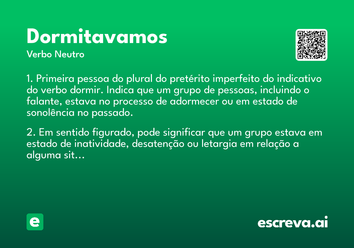 dormitavamos