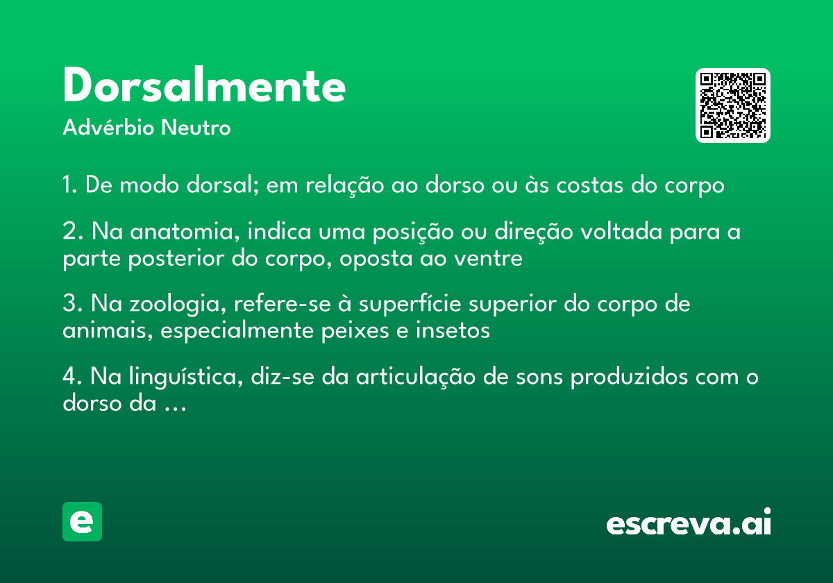 dorsalmente