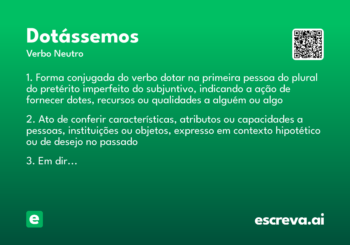 dotássemos