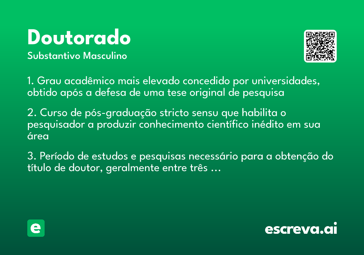 doutorado