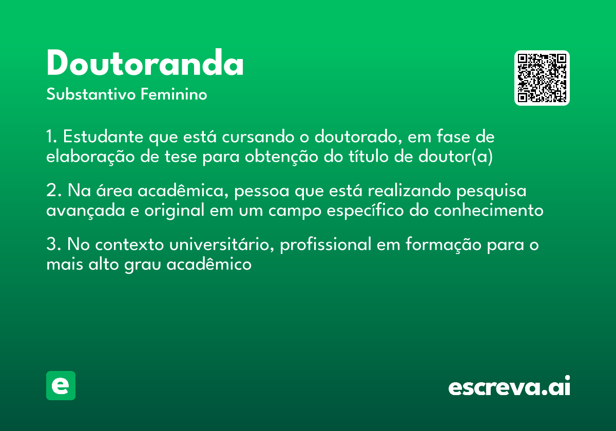 doutoranda