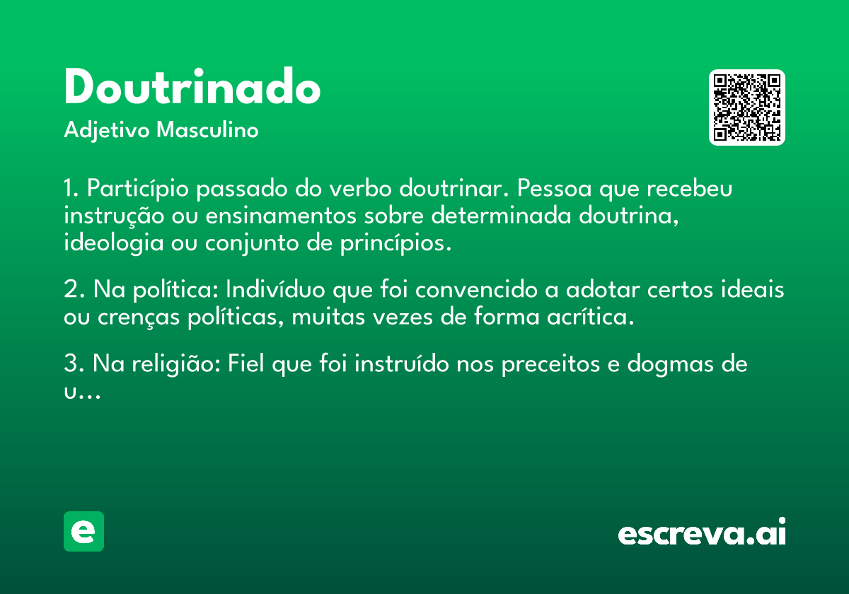 doutrinado