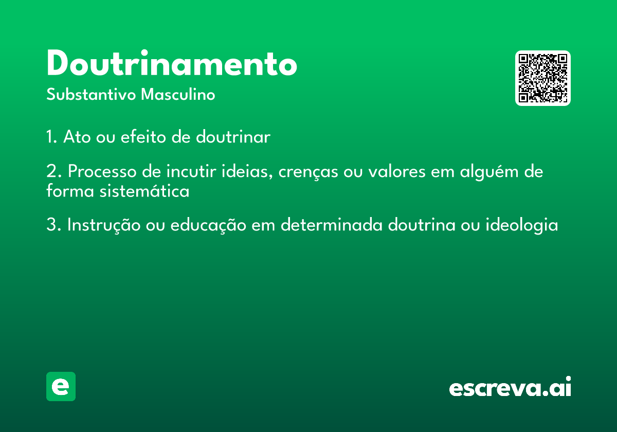 doutrinamento