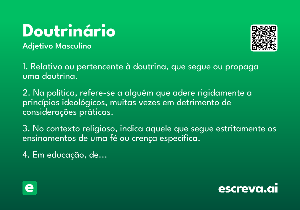 doutrinário