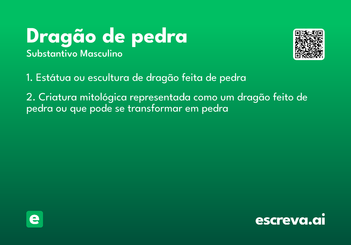dragão de pedra