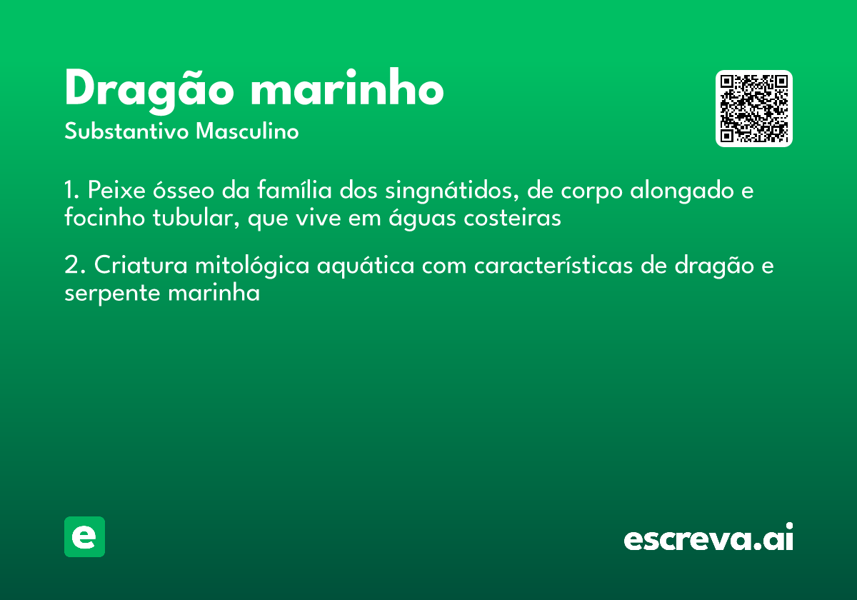 dragão marinho