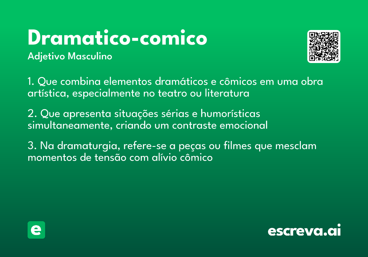 dramatico-comico