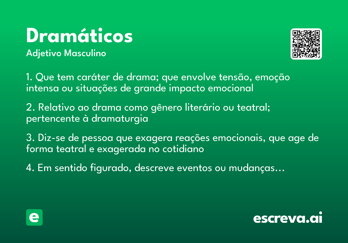 dramáticos