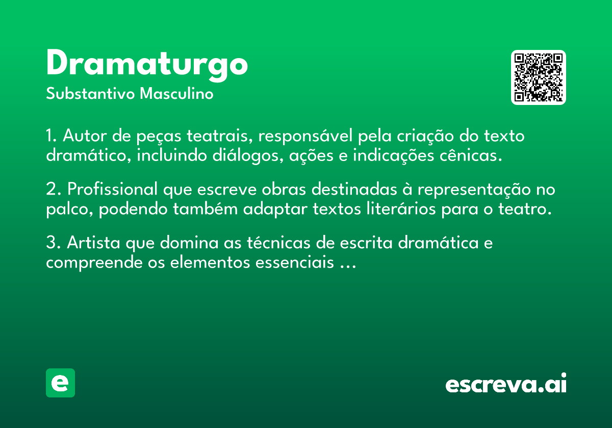 dramaturgo
