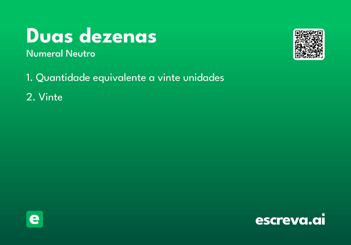 duas dezenas