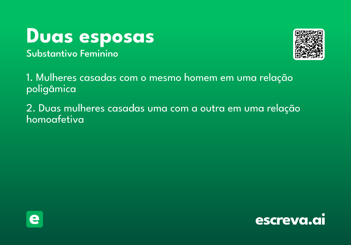 duas esposas