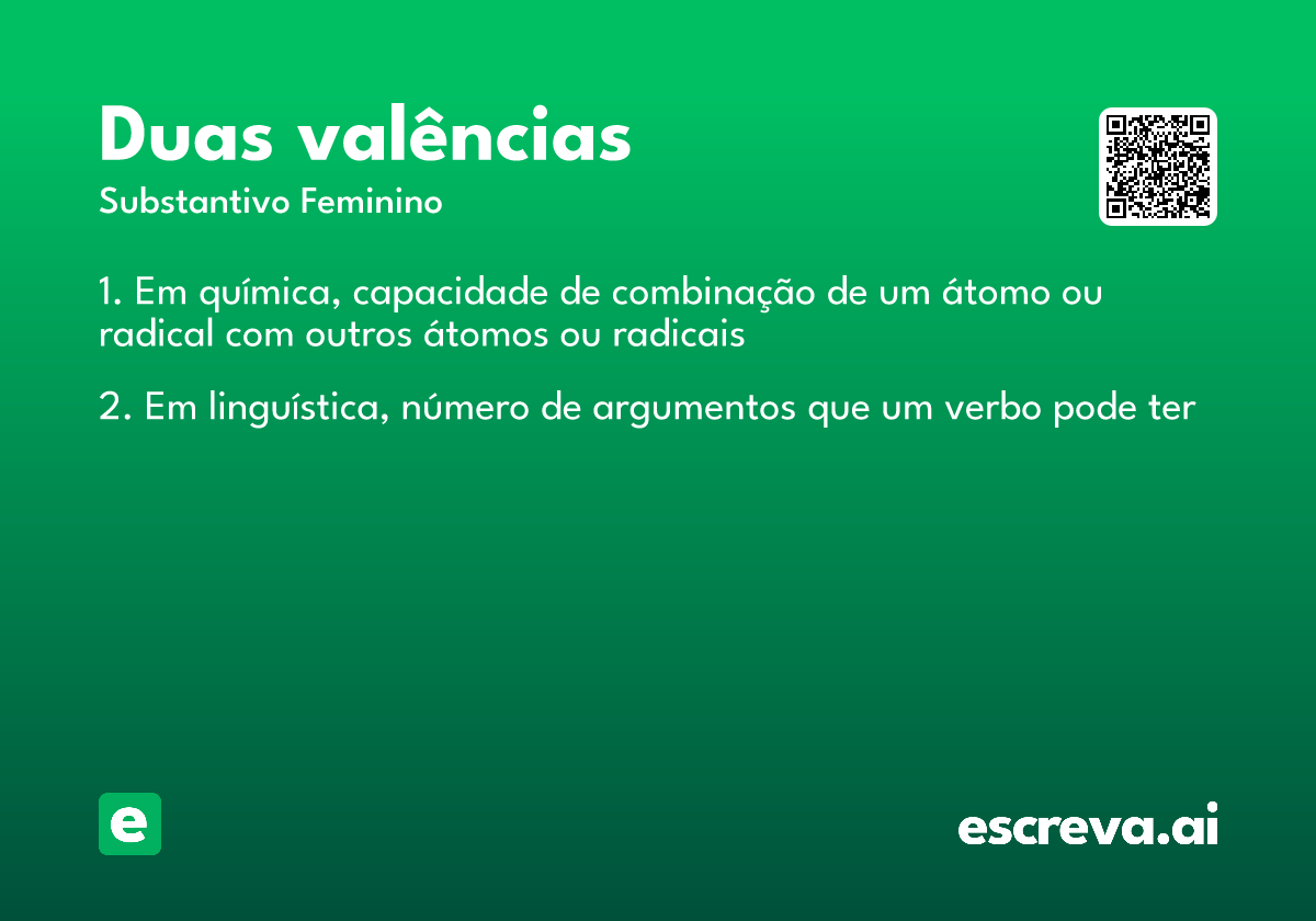 duas valências