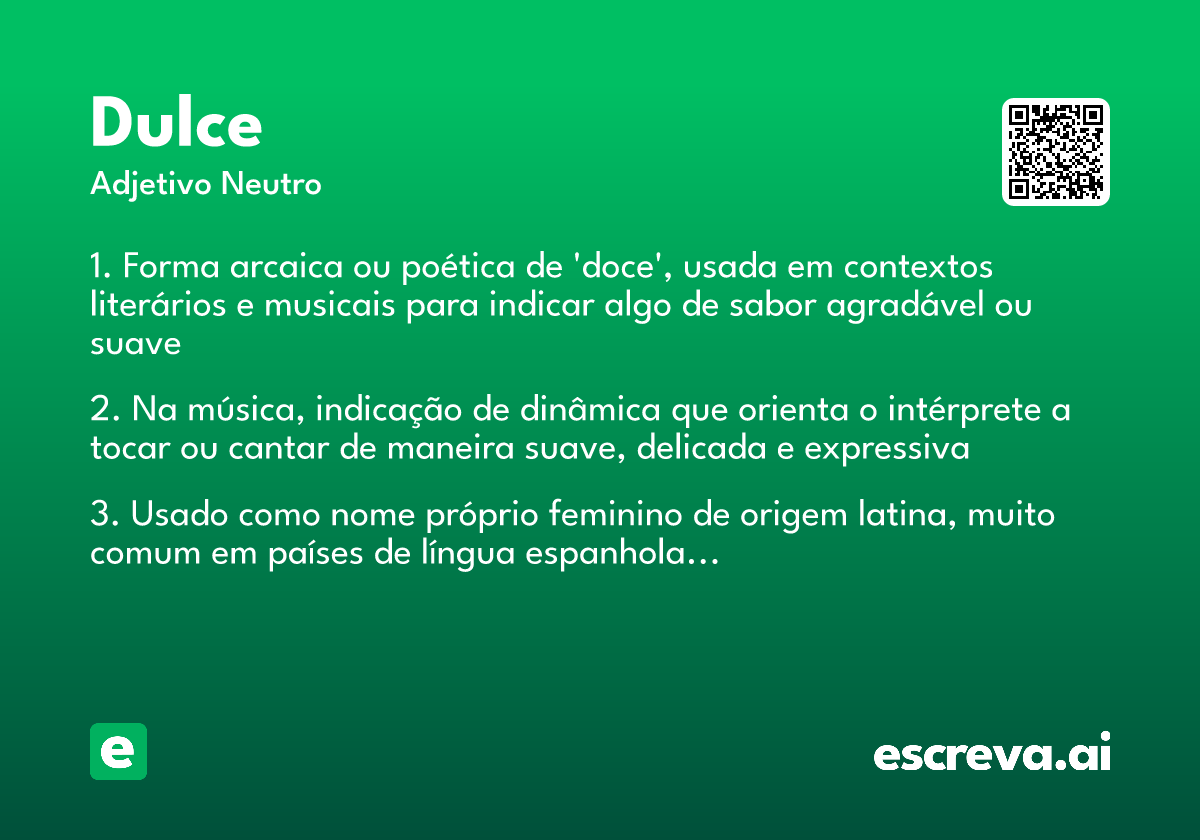 dulce