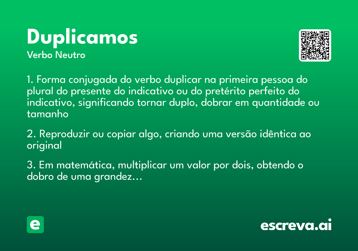 duplicamos