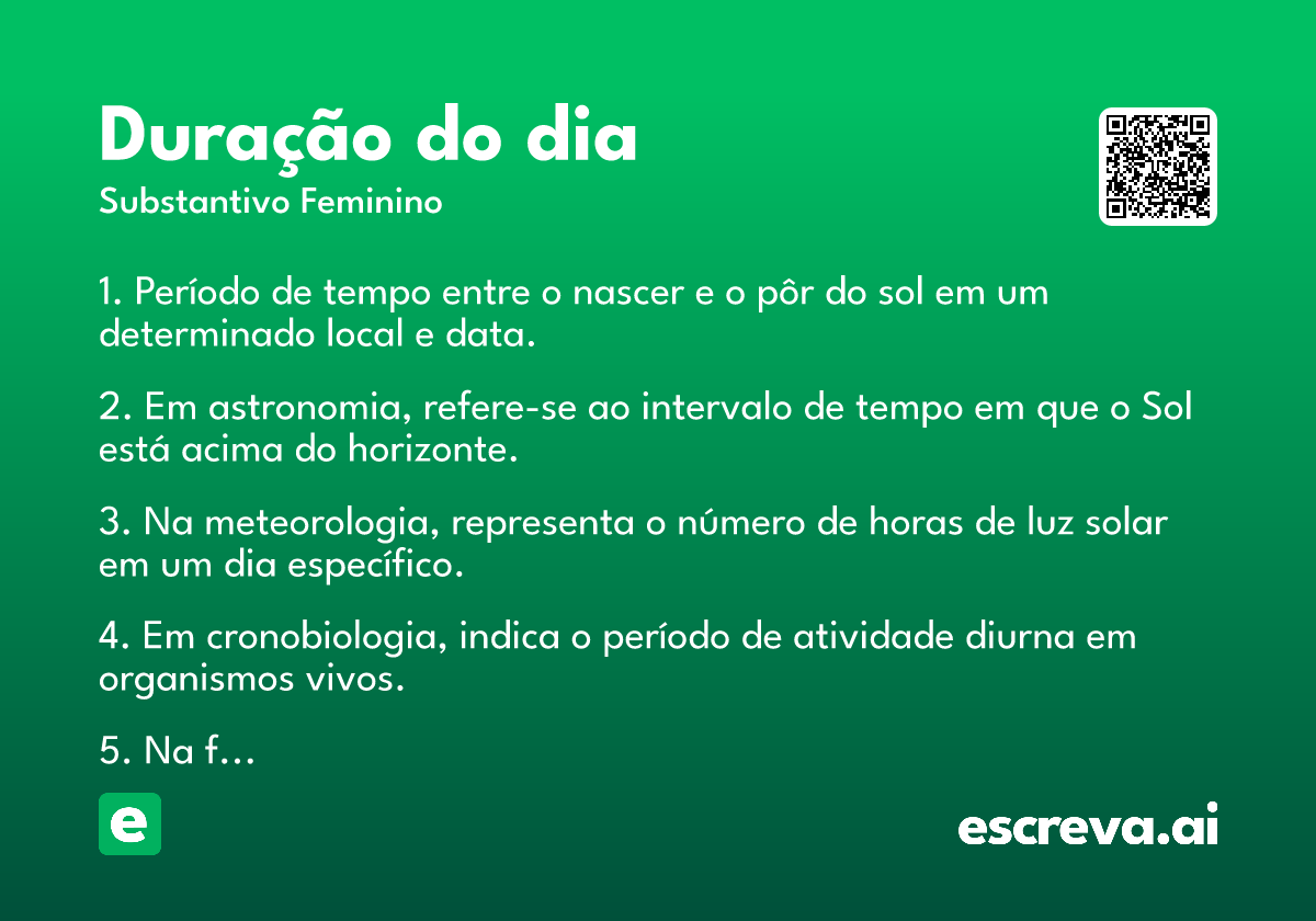 duração do dia